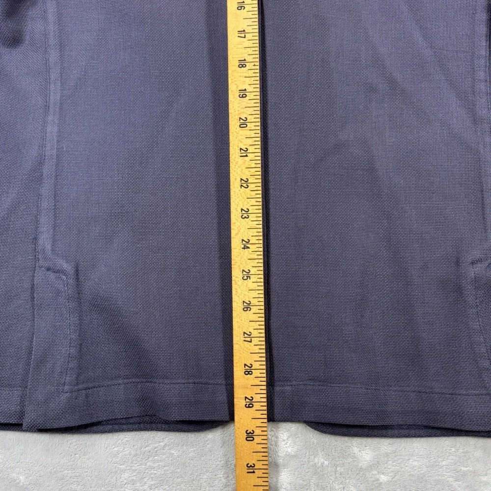 PAUL LANIFICIO FILARTE Blazer Mens XL Navy Blue Italian Fabric Sport Coat